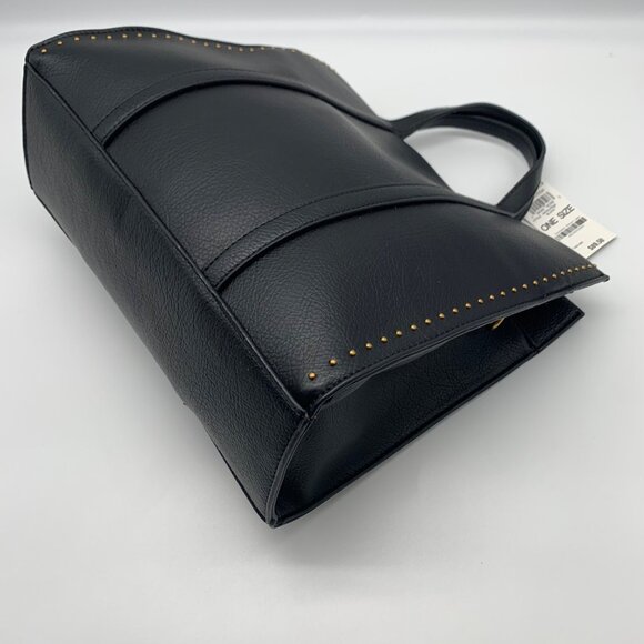 Style & Co Black Medium Boxy Tote - Picture 7 of 12